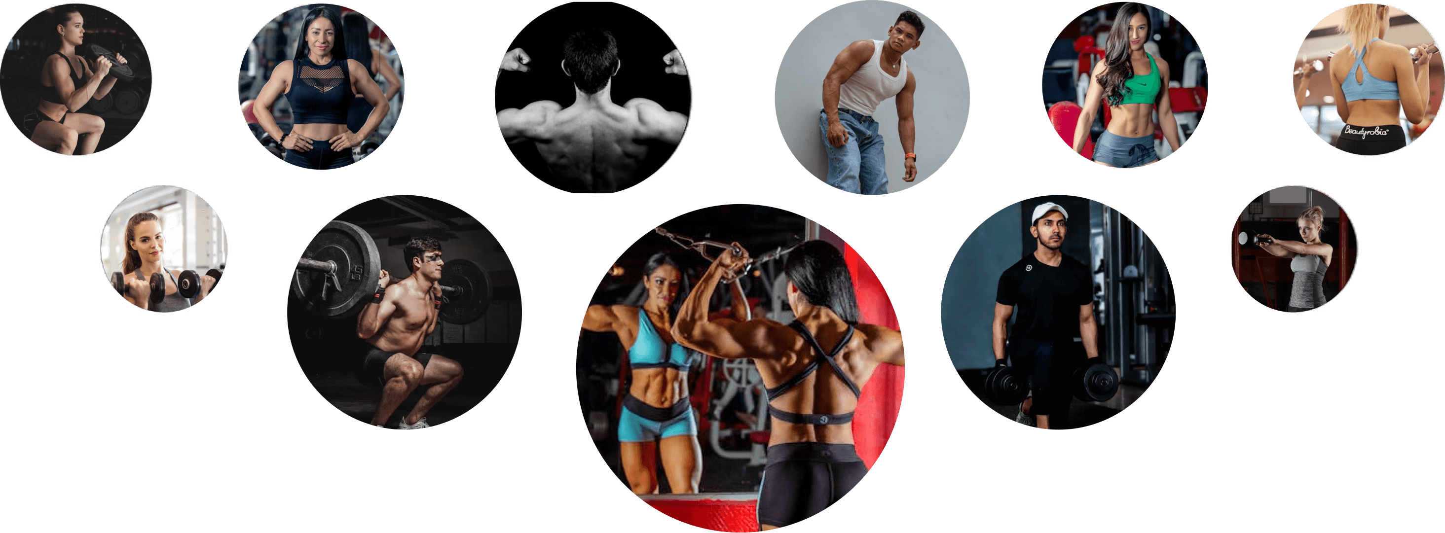 Diverse fitness community creators and users connecting on SwoleUp social platform
